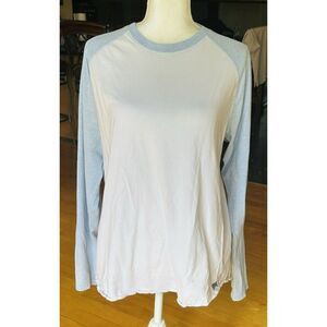 Slade Wilder L White Light Blue Raglan Long Sleeve T Shirt No. 151